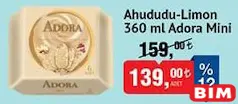 ADORA MİNİ AHUDUDU-LİMON DONDURMA 360 ML